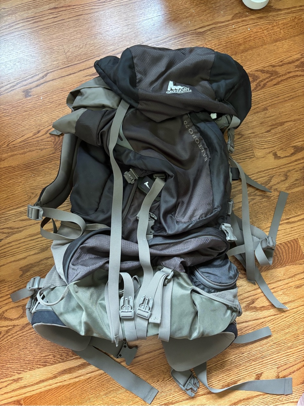 Gregory Baltoro 70 Olive and Gray Backpacking Hiking Backpack